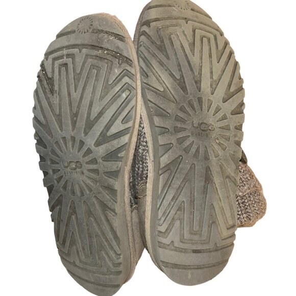 ugg austrailia tall gray sweater knit boots 8 - Picture 7 of 8